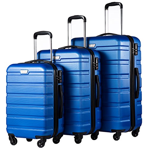 Algopix Similar Product 4 - Coolife 3Piece Lightweight Hardside