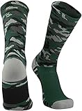 Algopix Similar Product 20 - TCK Woodland Camo Crew Socks Dark