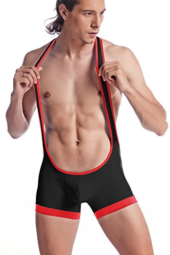 Algopix Similar Product 3 - ONEFIT Mens Mankini Bodysuit Jockstrap