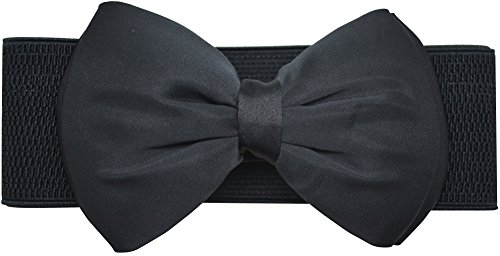Algopix Similar Product 1 - MetaU Women Flower Elastic Wide Waist