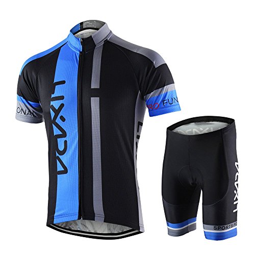 Algopix Similar Product 19 - Lixada Mens Cycling Jersey Set