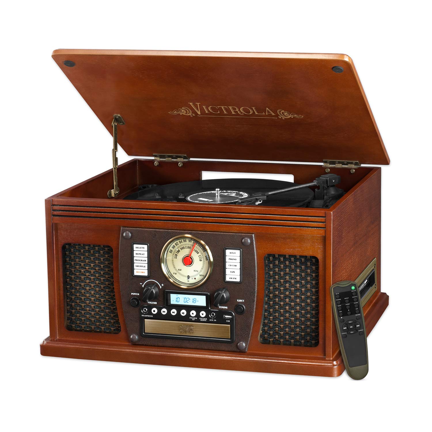 Algopix Similar Product 4 - Victrola 8in1 Bluetooth Record Player
