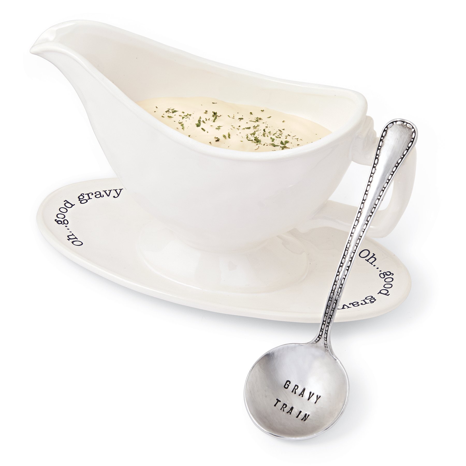 Algopix Similar Product 9 - Mud Pie Circa Gravy Boat Sets Gravy
