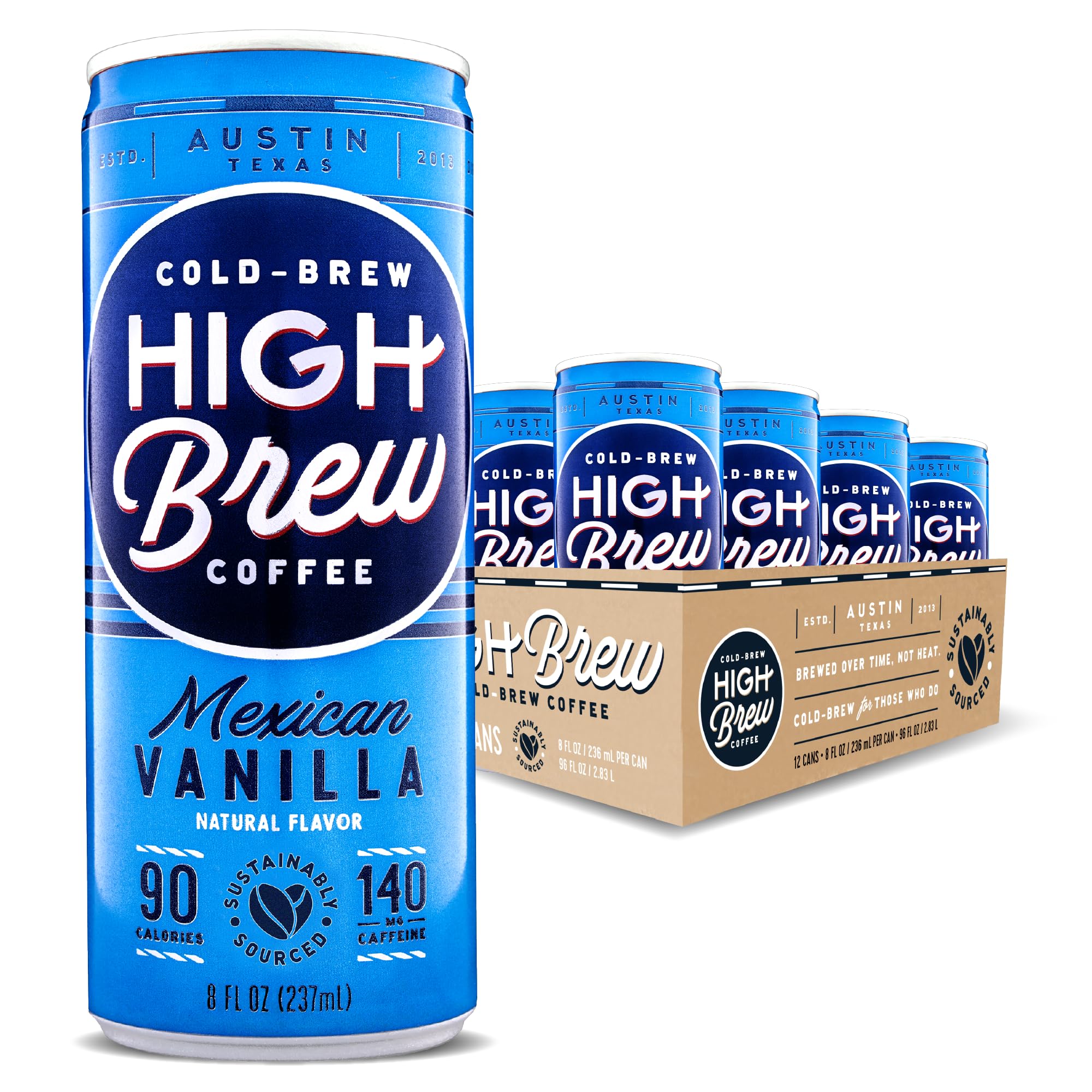 Algopix Similar Product 10 - High Brew Coffee Cold Mexican Vanilla