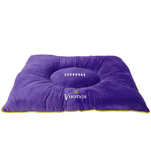 Algopix Similar Product 10 - NFL PET Bed  Minnesota Vikings Soft 