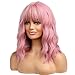 Algopix Similar Product 16 - BERON 14 Inches Pink Wig for Women
