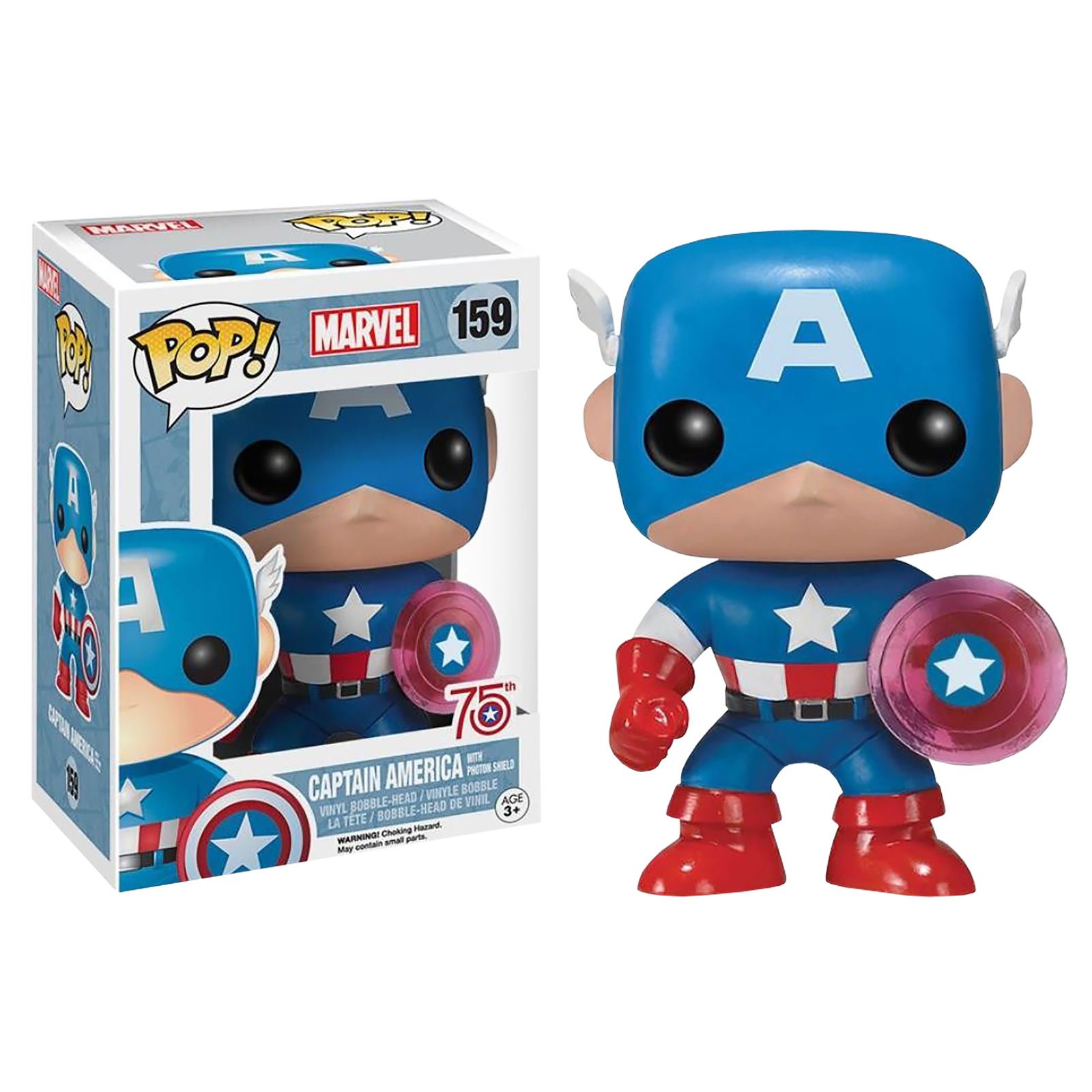 Algopix Similar Product 10 - Funko Marvel Captain America with