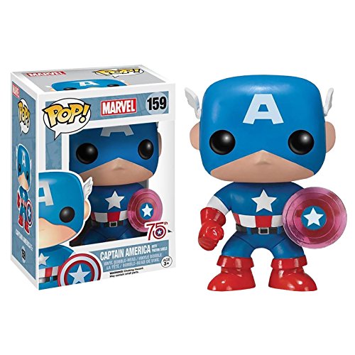 Algopix Similar Product 12 - Funko Marvel Captain America with