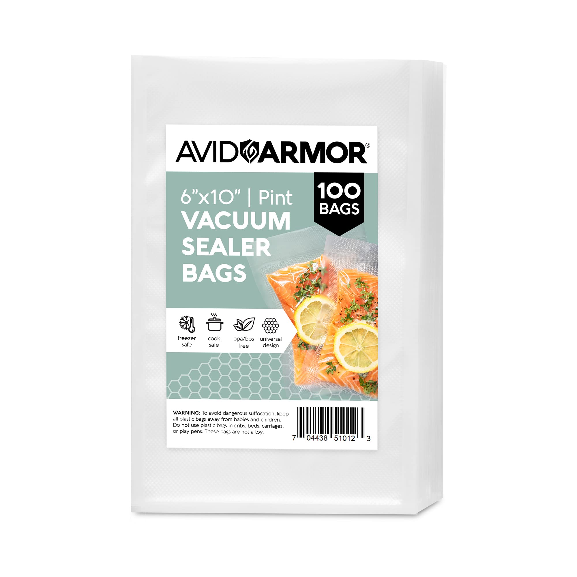 Algopix Similar Product 8 - Avid Armor Vacuum Sealer Bags Pint