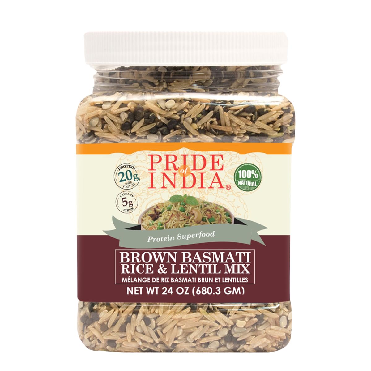 Algopix Similar Product 15 - Pride Of India  Indian Brown Basmati