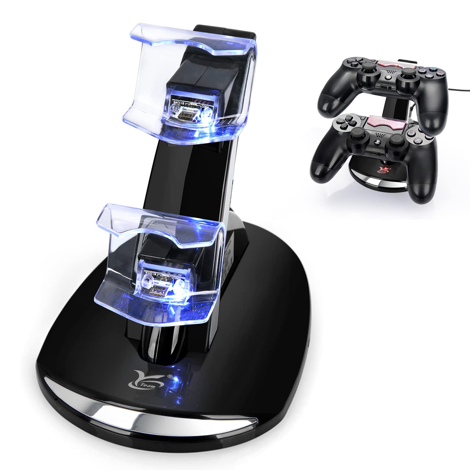 Algopix Similar Product 1 - PS4 Controller Charger Y Team Dual USB