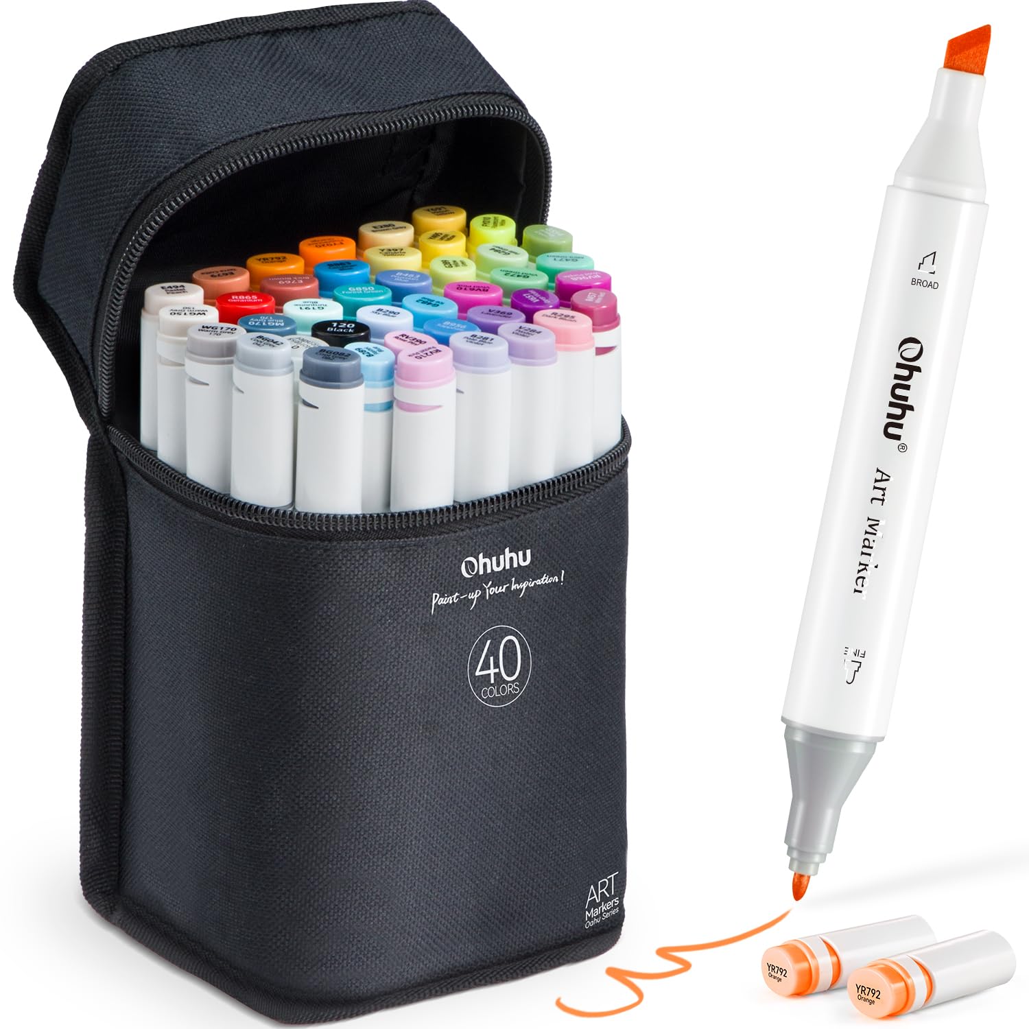 Algopix Similar Product 4 - Ohuhu Alcohol Markers  Double Tipped