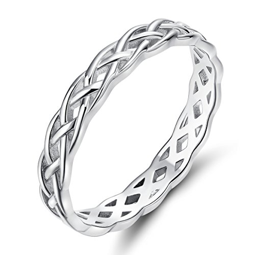 Algopix Similar Product 3 - 925 Sterling Silver Ring 4mm Eternity
