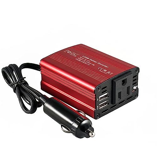 Algopix Similar Product 5 - FOVAL 150W Car Power Inverter 12V DC to
