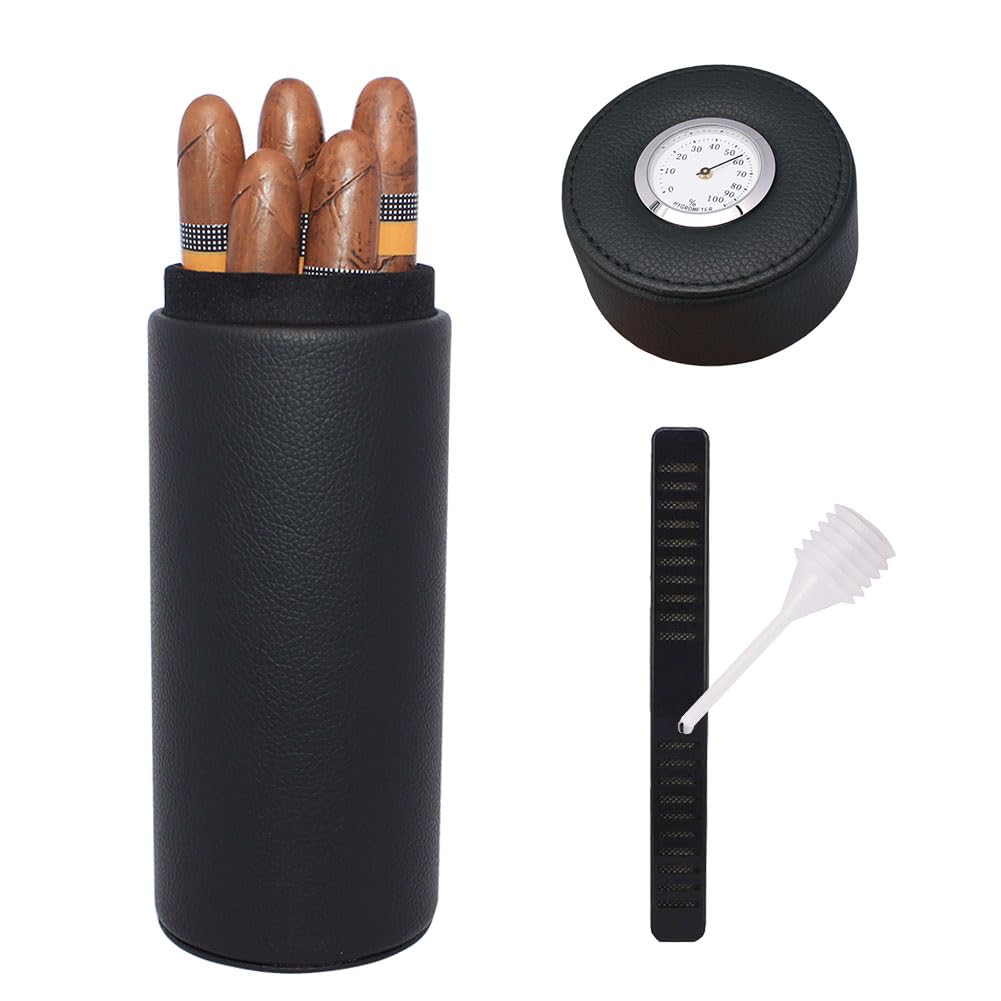 Algopix Similar Product 18 - AMANCY Effective Black Leather Giftable