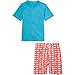Algopix Similar Product 14 - SwimZip Boys Short Sleeve Rash Guard