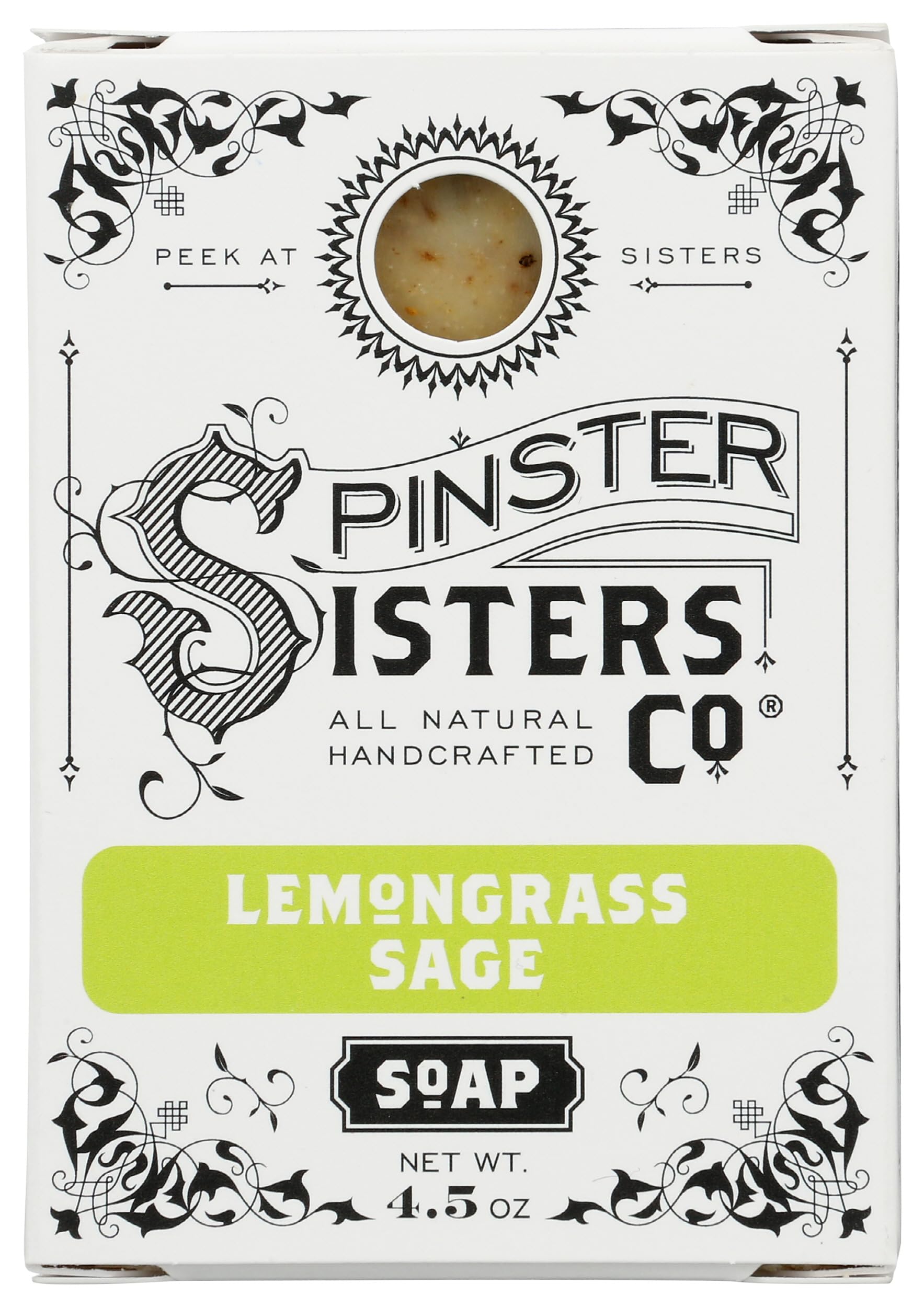 Algopix Similar Product 10 - SPINSTER SISTERS CO Lemongrass Sage Bar