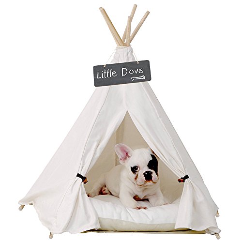 Algopix Similar Product 1 - little dove Pet Teepee DogPuppy  Cat