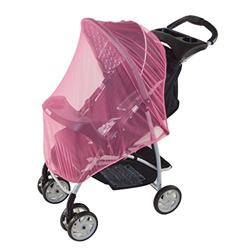 Algopix Similar Product 11 - Pink Mosquito Net for baby Strollers