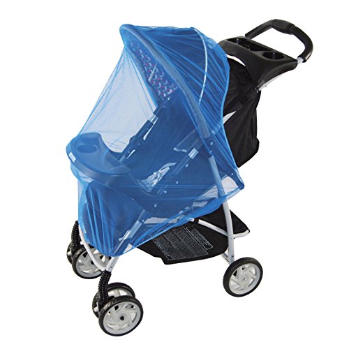 Algopix Similar Product 4 - Blue Mosquito Net for baby Strollers
