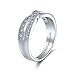 Algopix Similar Product 6 - Personalized Twist Pave Cubic Zirconia