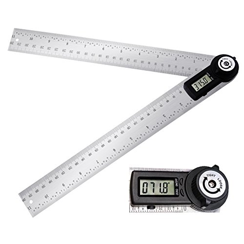 Algopix Similar Product 15 - Stainless Steel Digital Angle Ruler