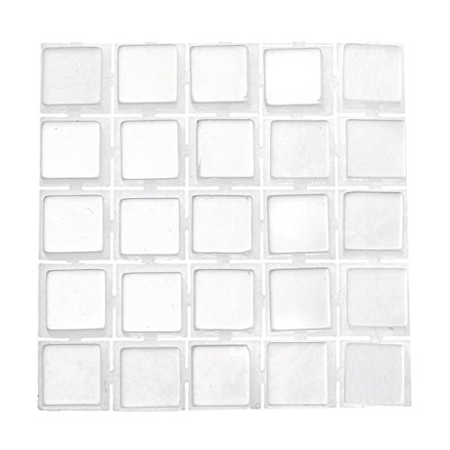 Algopix Similar Product 12 - Glorex Mosaic Plastic White 15 x