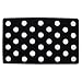 Algopix Similar Product 3 - Petmate Black White Dot Plastic Food Mat