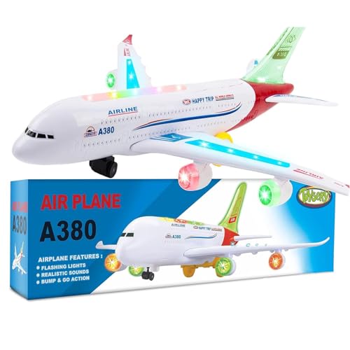 Algopix Similar Product 3 - Toysery Airplane Toys for Kids Bump
