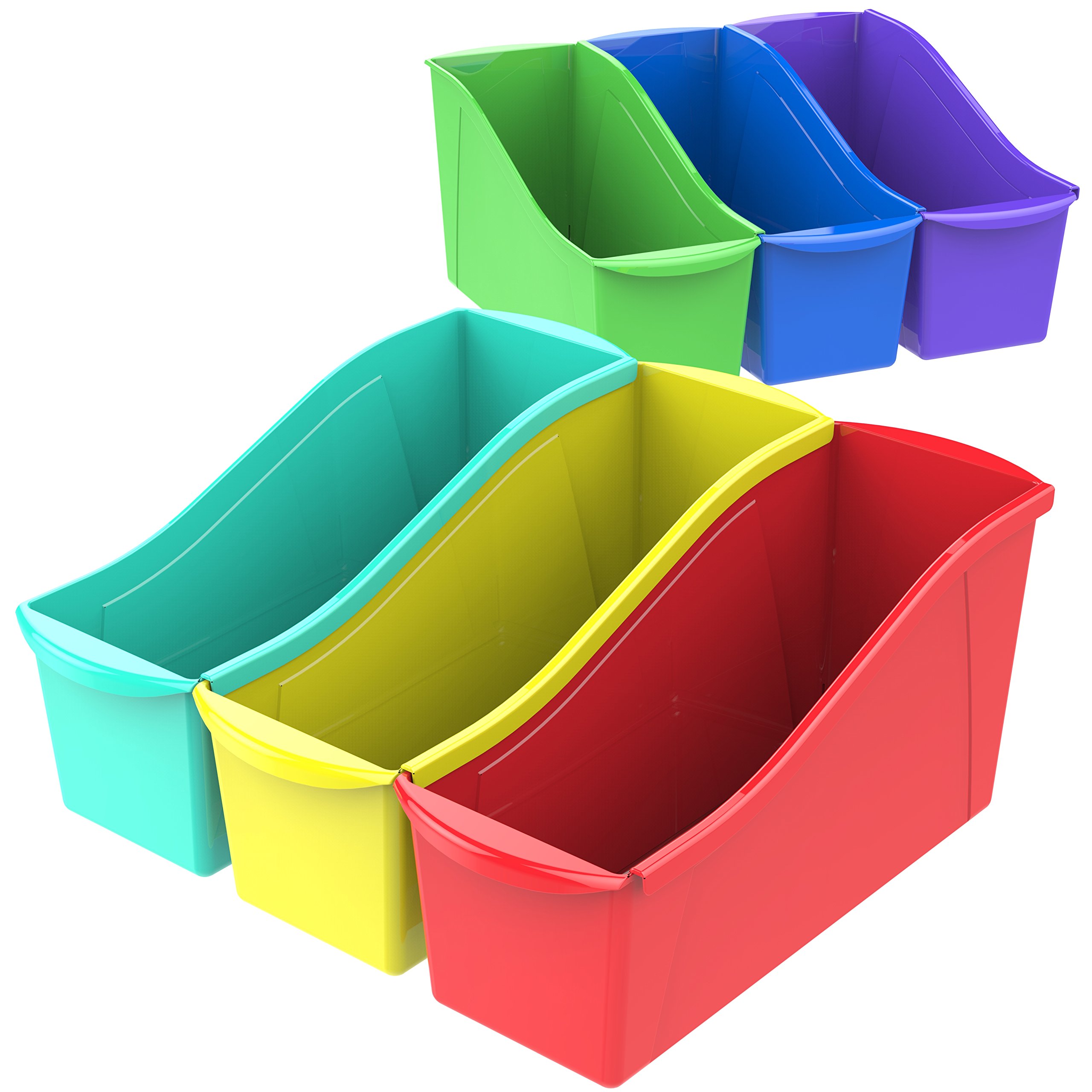 Algopix Similar Product 15 - Storex Large Book Bin Interlocking