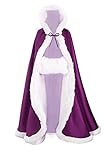Algopix Similar Product 10 - Wedding Cape Hooded Cloak for Bride