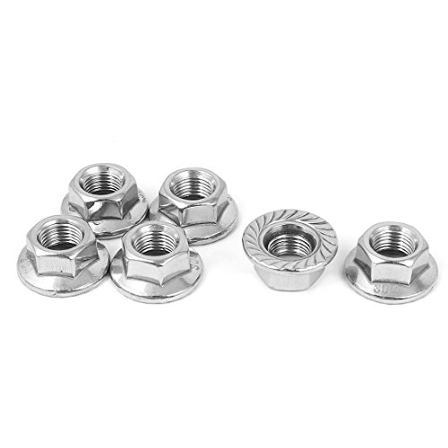 Algopix Similar Product 10 - uxcell a16033100ux0384 Flange Nut