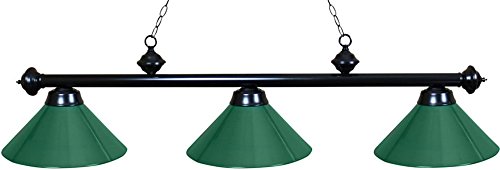 Algopix Similar Product 7 - Ozone Black Pool Table Light with Green