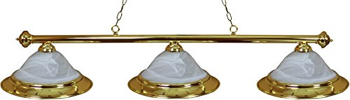Algopix Similar Product 3 - Ozone Brass Pool Table Light with Glass