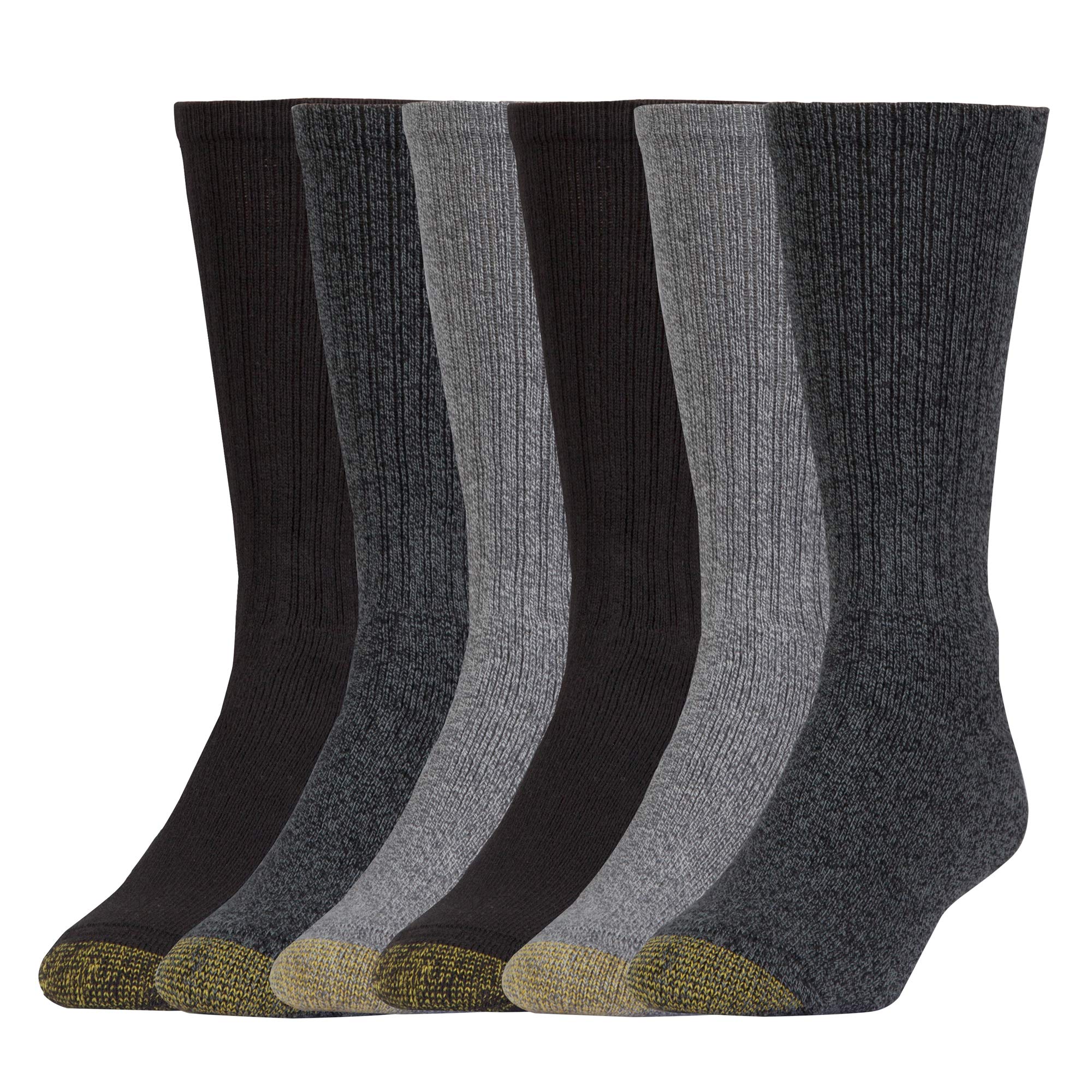 Algopix Similar Product 12 - GOLDTOE Mens Harrington Crew Socks