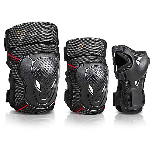 Algopix Similar Product 10 - JBM BMX Bike Knee Pads and Elbow Pads