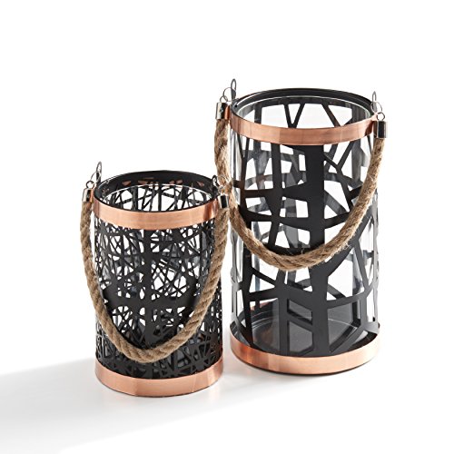 Algopix Similar Product 10 - Danya B Set of 2 Filigree Hurricanes
