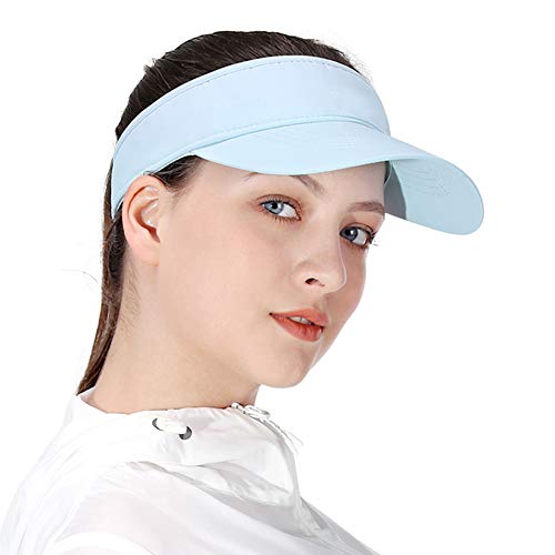 Algopix Similar Product 2 - Blue Sun Visors for Women and Girls