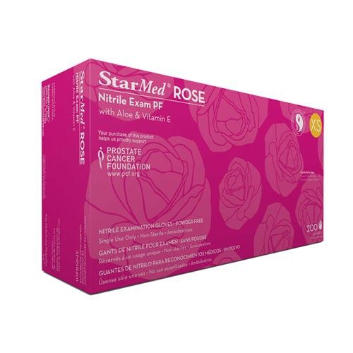 Algopix Similar Product 4 - Sempermed SMNR202 StarMed Rose Nitrile