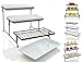 Algopix Similar Product 2 - Unique 3 Tier Mesh Serving Stand with
