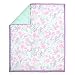 Algopix Similar Product 14 - Pink and Mint Green Floral and Dot