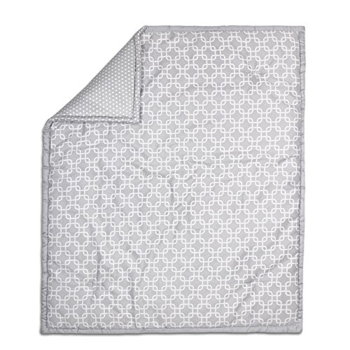 Algopix Similar Product 20 - Grey Greometric and Dot 100 Cotton