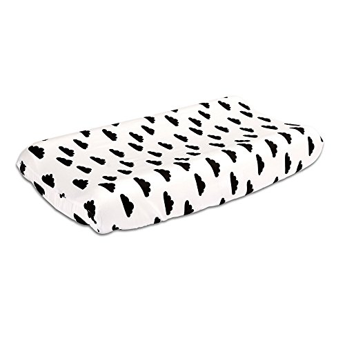 Algopix Similar Product 7 - Black Cloud on White 100 Cotton Baby