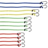 Algopix Similar Product 2 - PRETEX 12 Bungee Cords with Hooks 