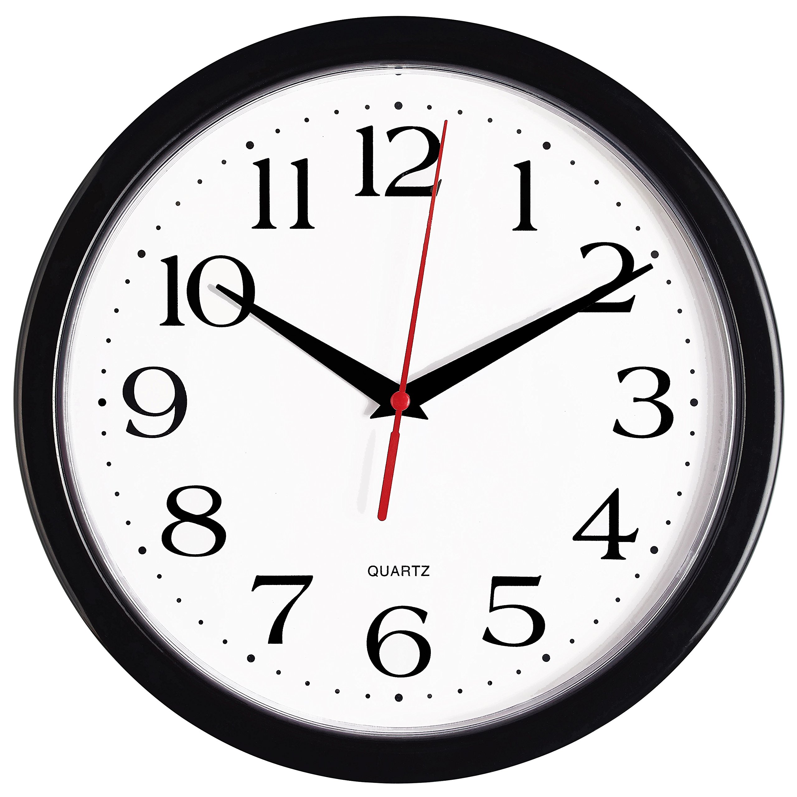 Algopix Similar Product 12 - Bernhard Products Black Wall Clock