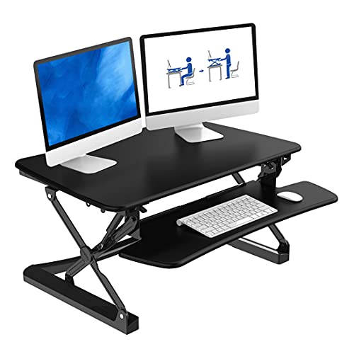 Algopix Similar Product 12 - FlexiSpot M2B Standing Desk Converter 