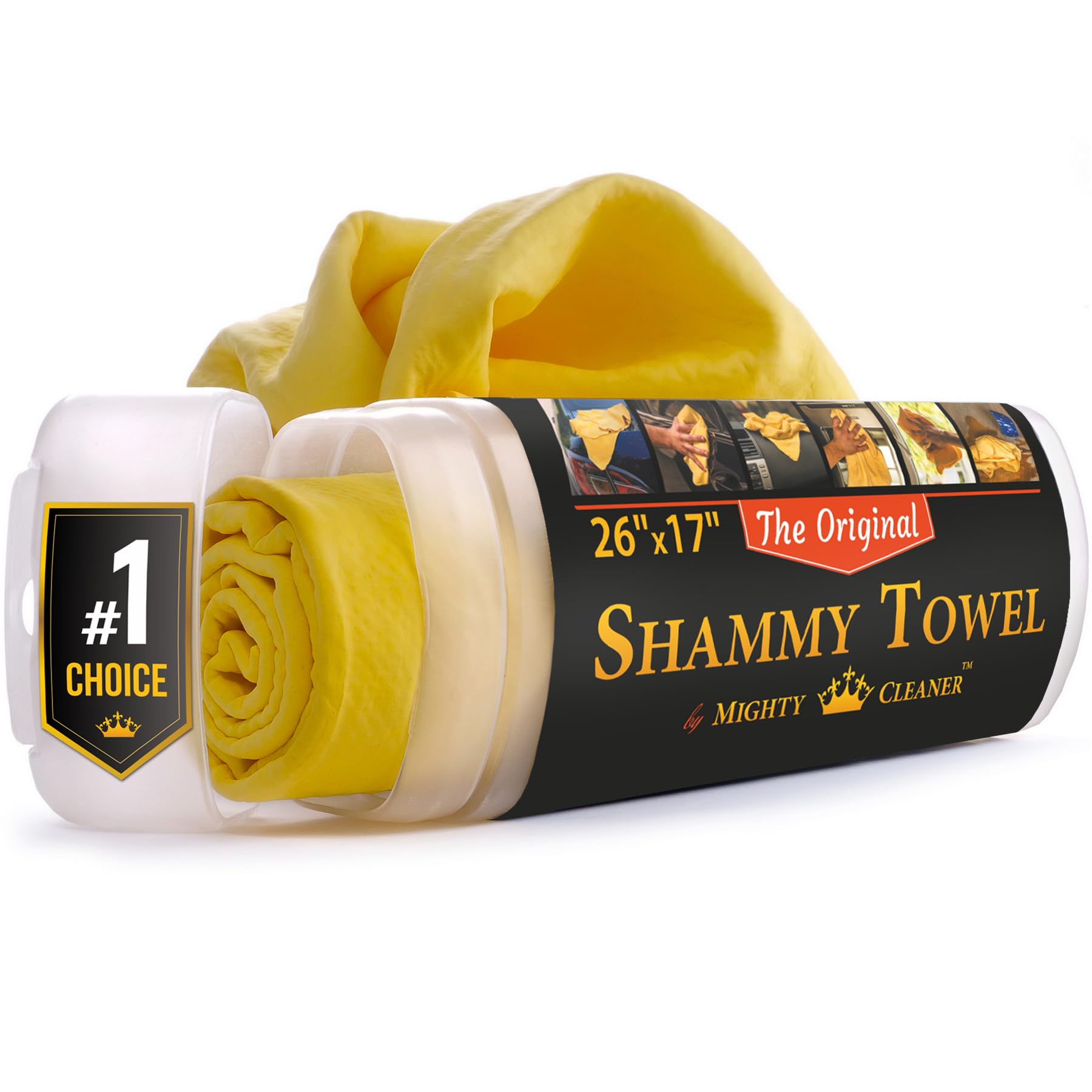 Algopix Similar Product 2 - Premium Shammy Cloth for Car Drying 