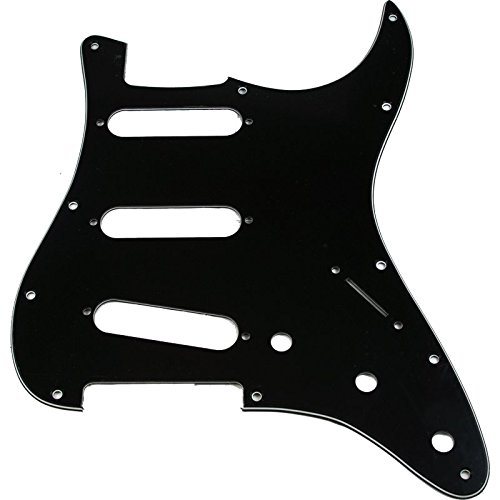 Algopix Similar Product 6 - Pickguard Strat 3Ply Black