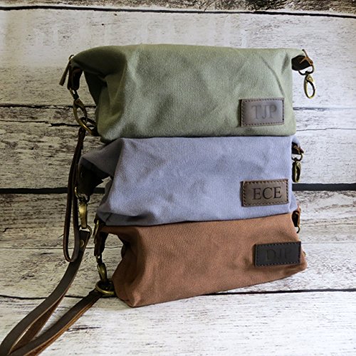 Algopix Similar Product 12 - Personalized Mens Dopp Kit Travel Bag