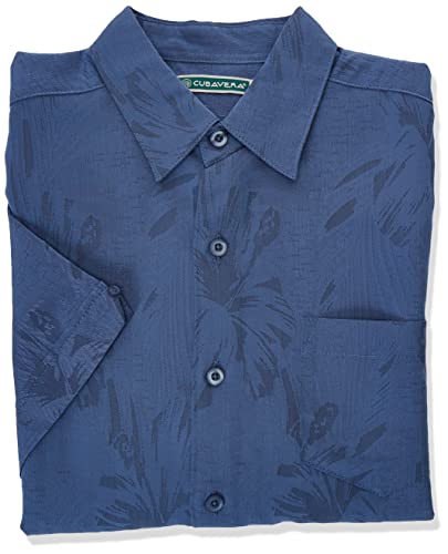 Algopix Similar Product 14 - Cubavera Mens Short Sleeve Polyester